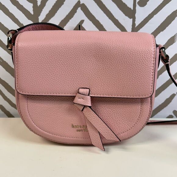 kate spade Handbags - Kate Spade Medium Knott Pink Crossbody Bag